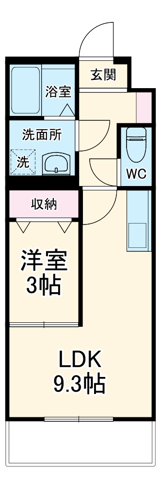 フェリス道本の間取り