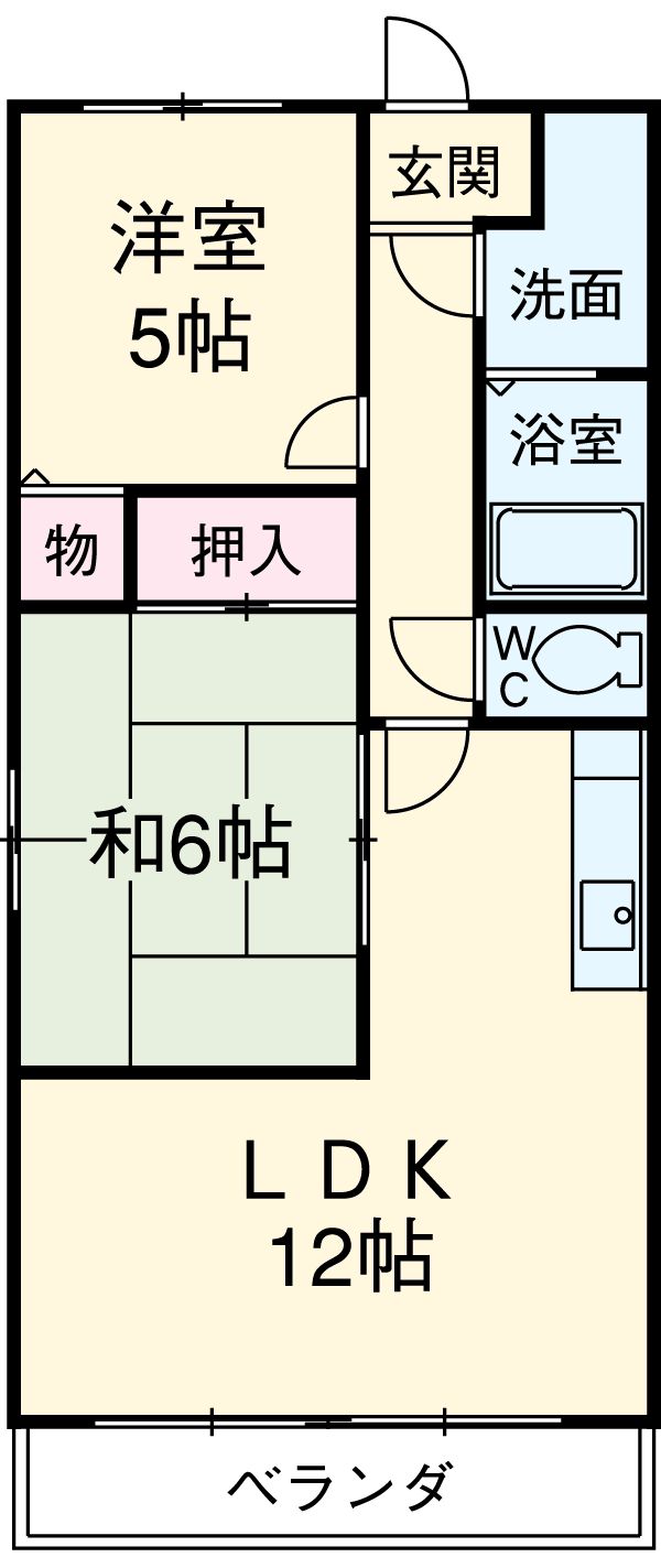クレスト共和の間取り