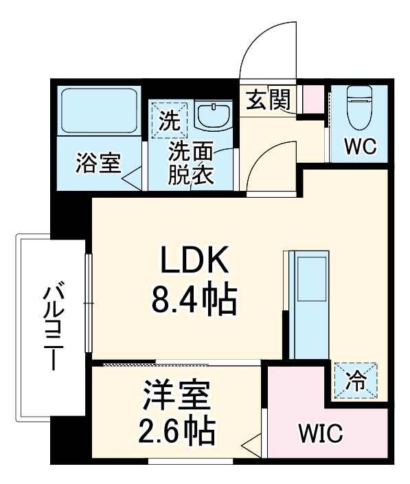 KEIAI RESIDENCE淵野辺Ⅱの間取り