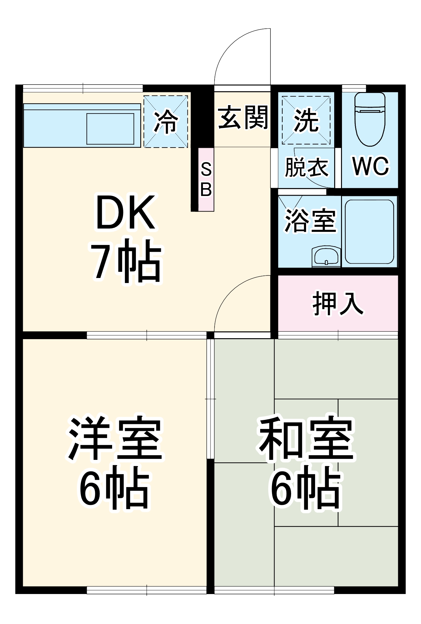 サニーサイド北沢の間取り