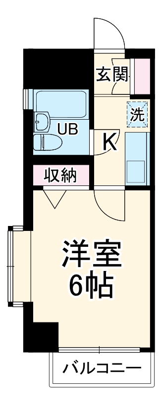 上柏尾町の完工年月(1991年8月)築の賃貸マンションの間取り