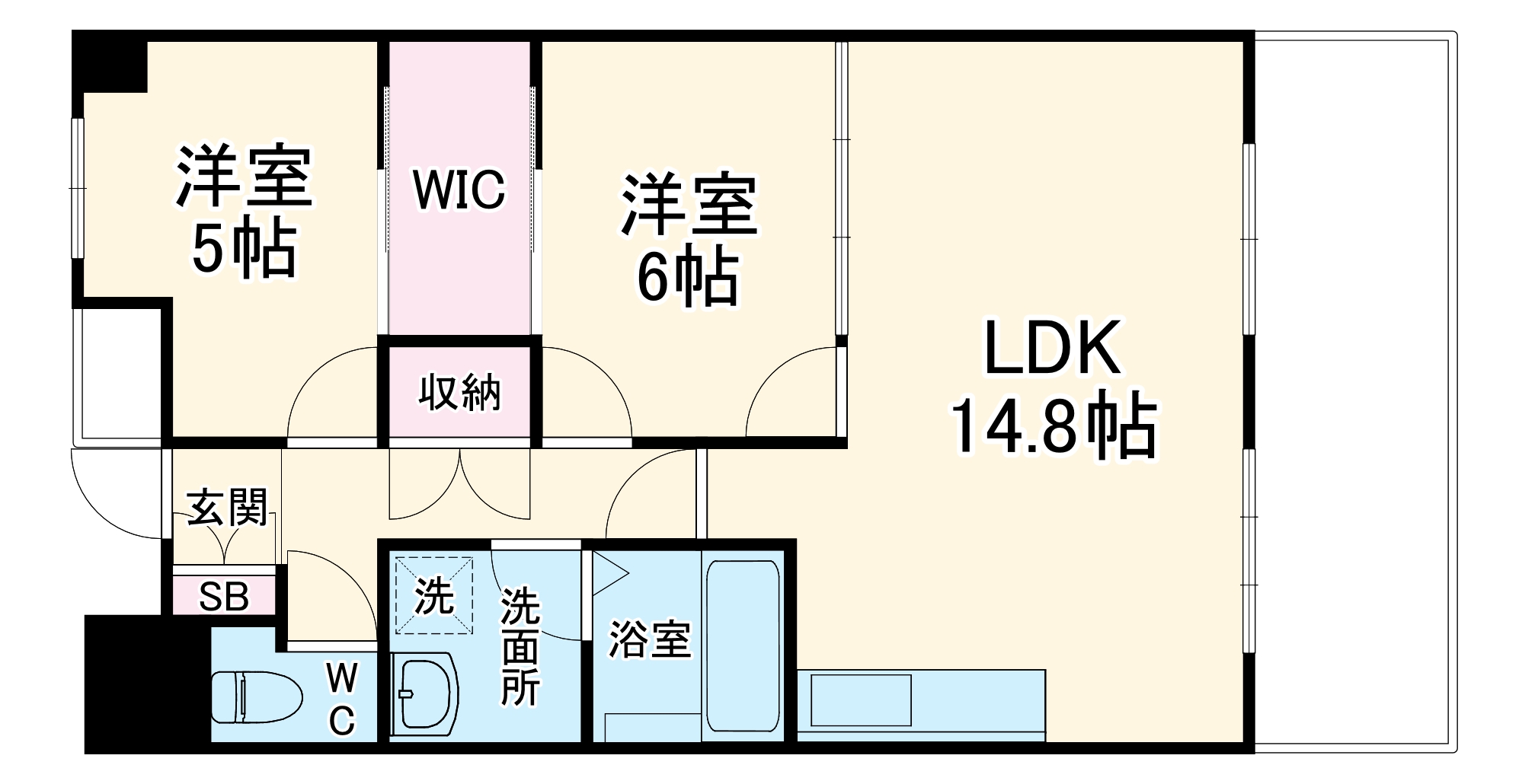 GreenHillの間取り