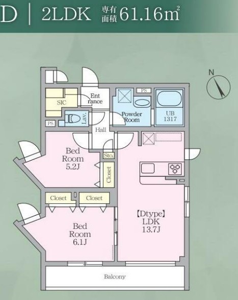 (仮称)阿佐谷南1丁目マンションの間取り