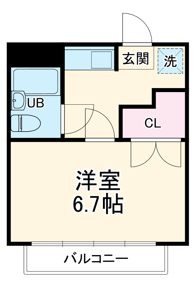 ベルメゾンTYⅡの間取り