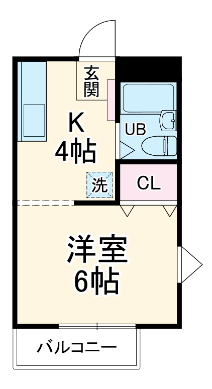 パティオ中野島の間取り