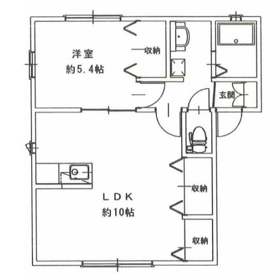 マウナ西大竹の間取り