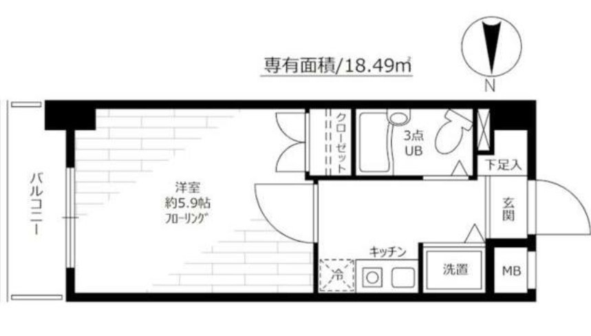 ガーラ駒沢大学の間取り
