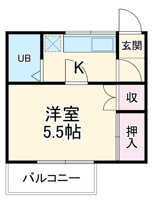グリーンヤード大倉山Bの間取り