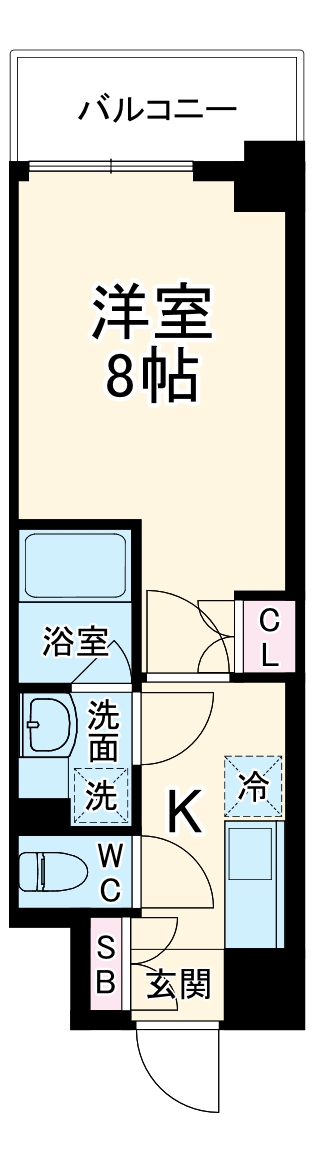 Alivis浦安の間取り