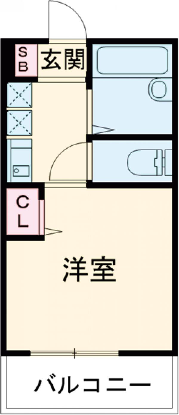 アイコート新高円寺の間取り