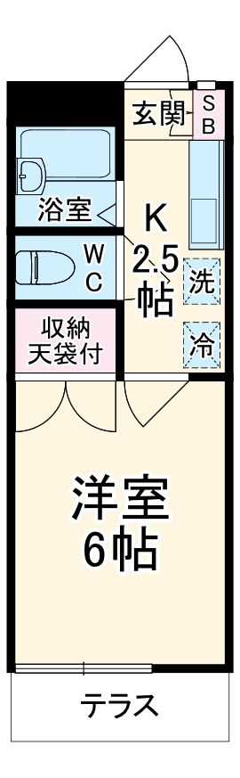 サンハイツの間取り