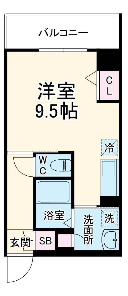 Alivis浦安の間取り