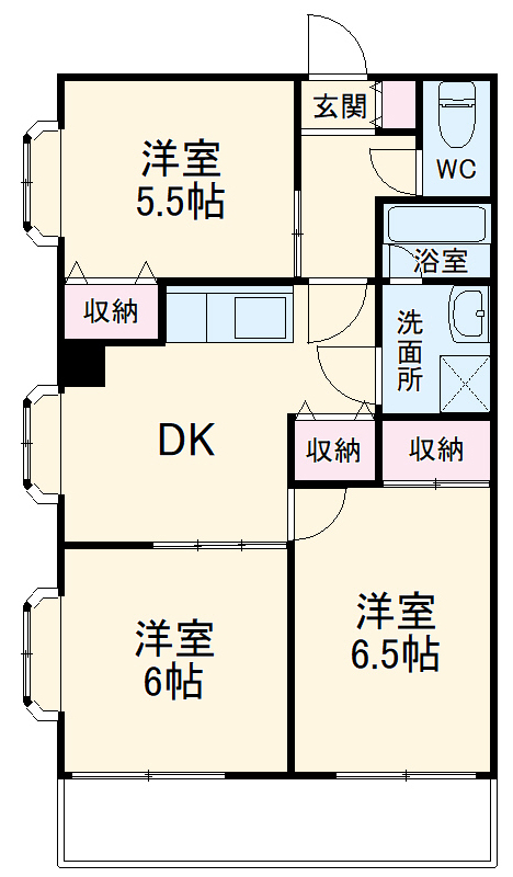フジマンションの間取り