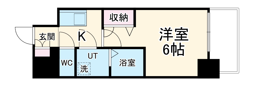 ワールドアイ大阪West Gateの間取り