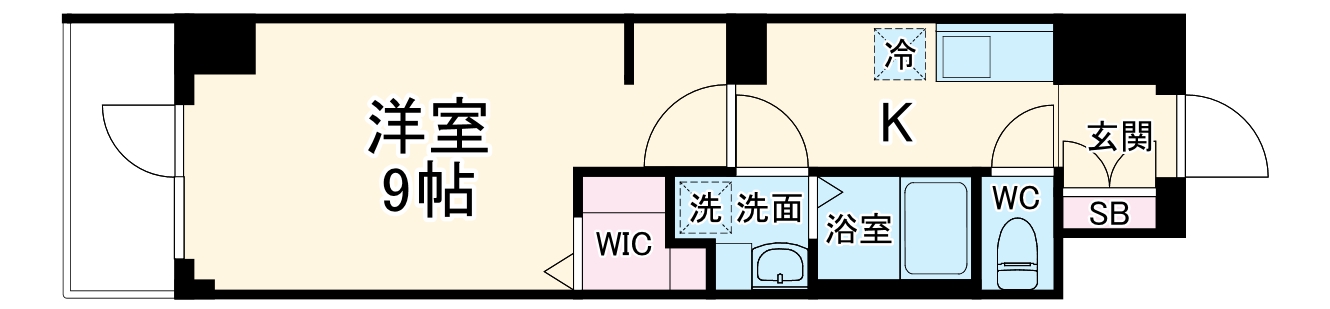 Alivis浦安の間取り