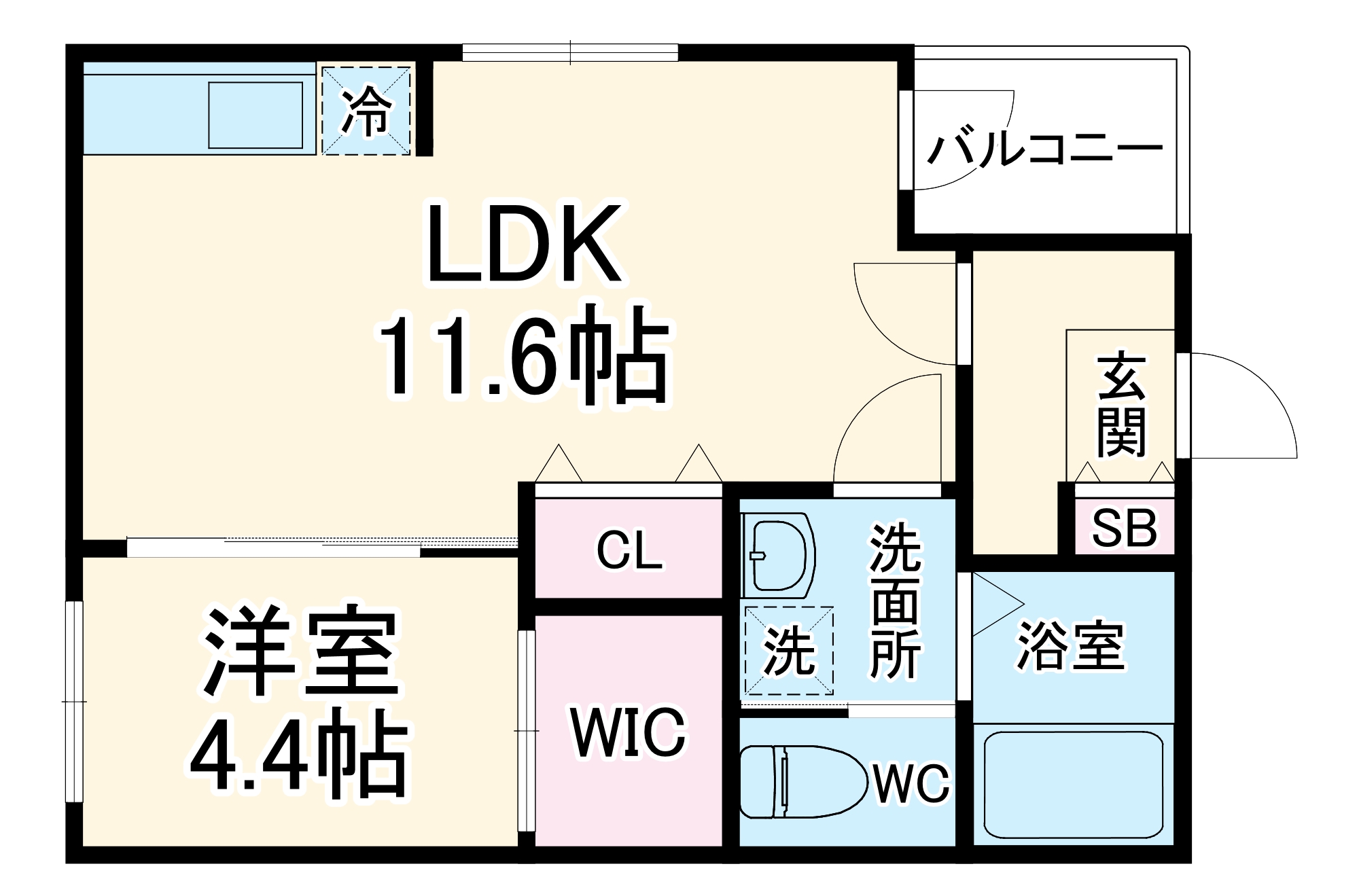 Nextage城東の間取り