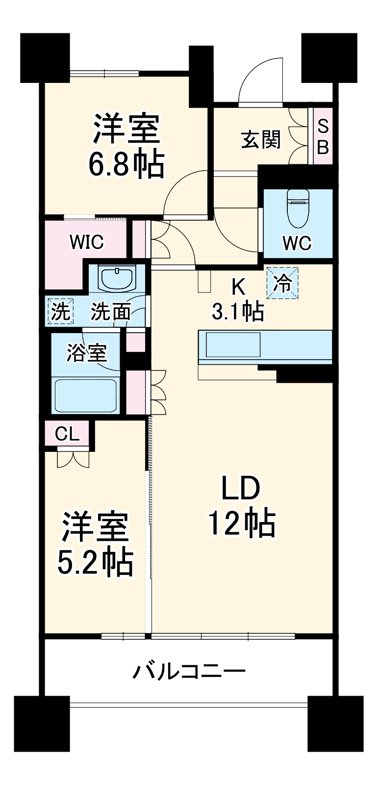 ザ・パークハウス名古屋の間取り
