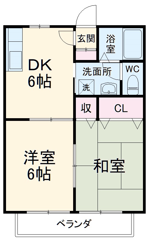 ベルヴィル日吉の間取り