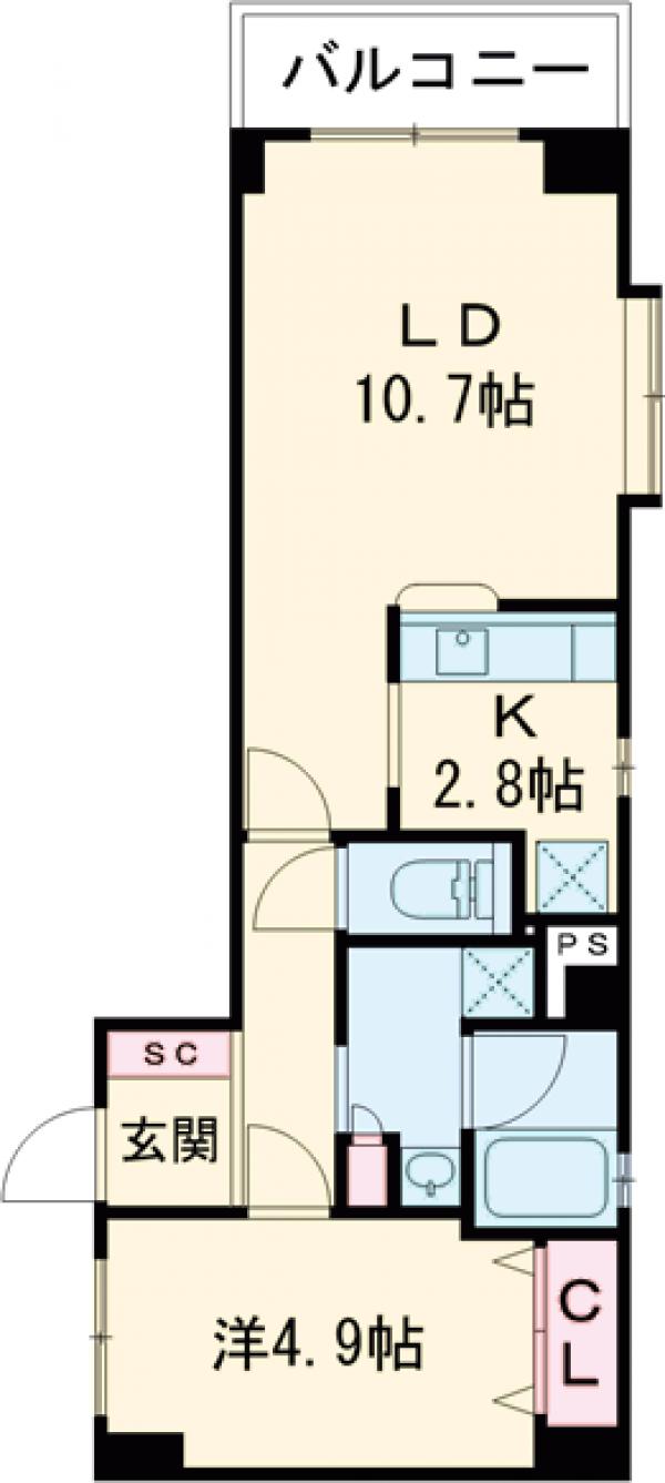 エントピア・レスト・101号室の間取り