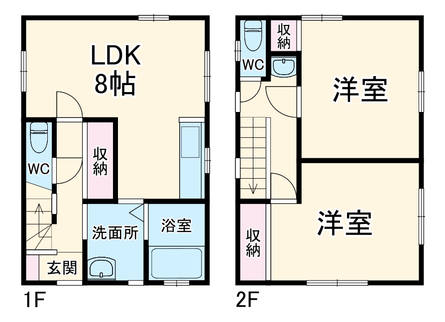 金杉6丁目戸建の間取り