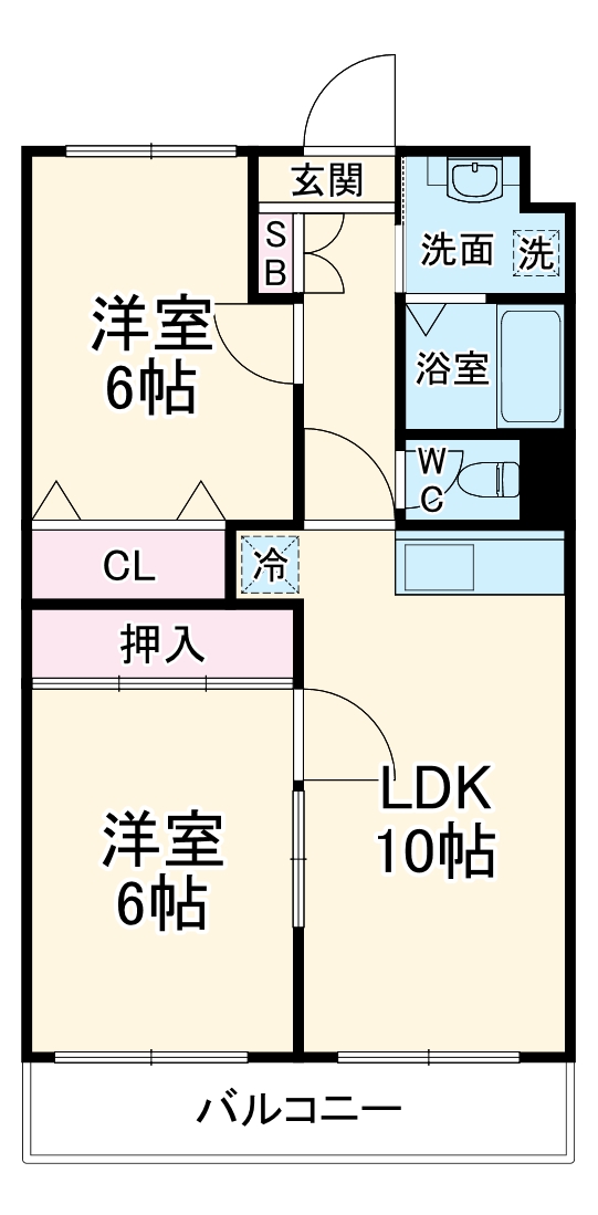 モンベージュの間取り