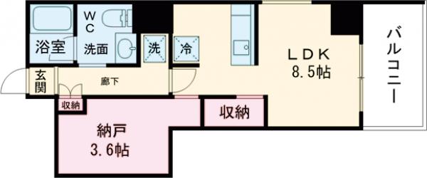 アリカ曳舟2の間取り