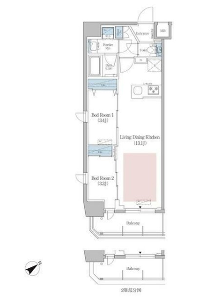 アーバネックス早稲田の間取り