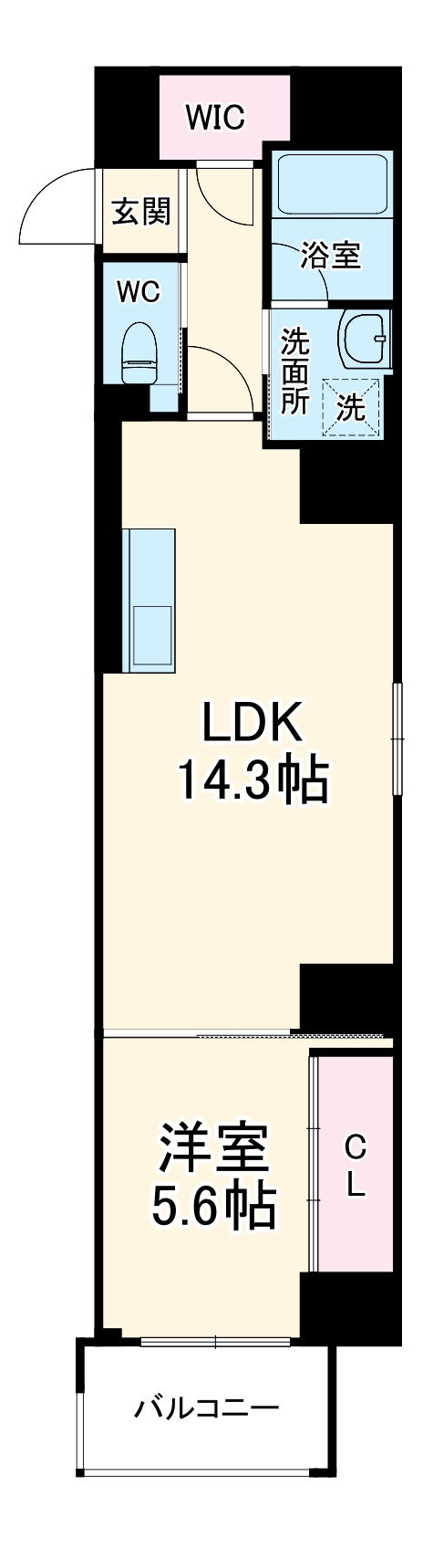 ARTFORM天満橋(アートフォルム天満橋)の間取り