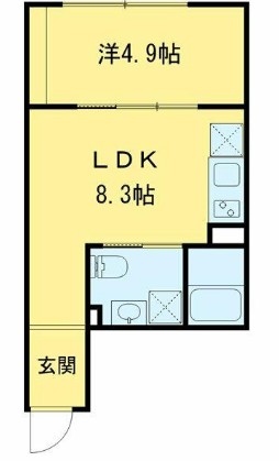 Asher新井薬師の間取り