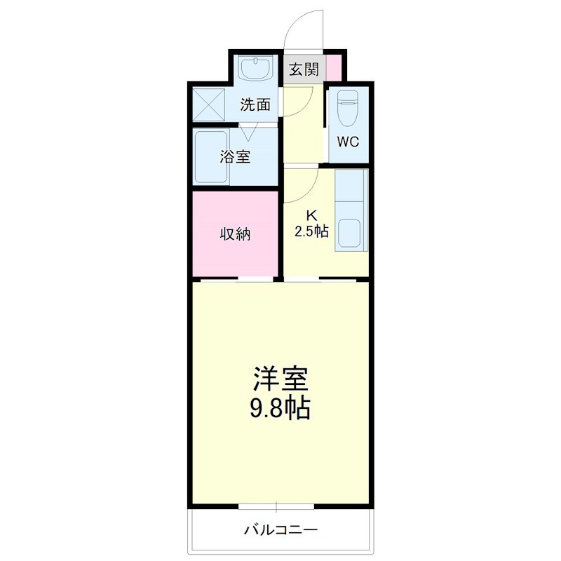 ローテローザⅡの間取り
