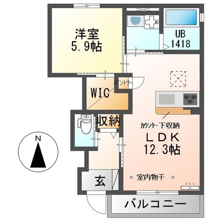 プロスパーの間取り
