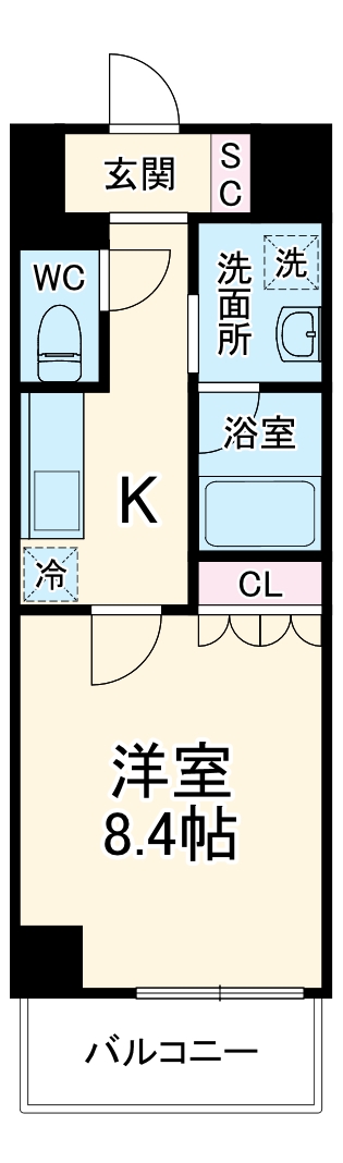 ロイジェントさいたま新都心の間取り