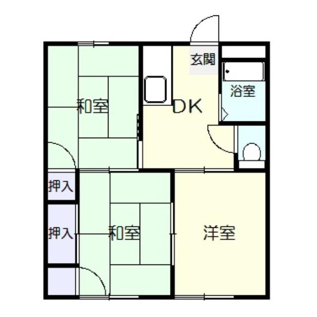 スナオハイツの間取り