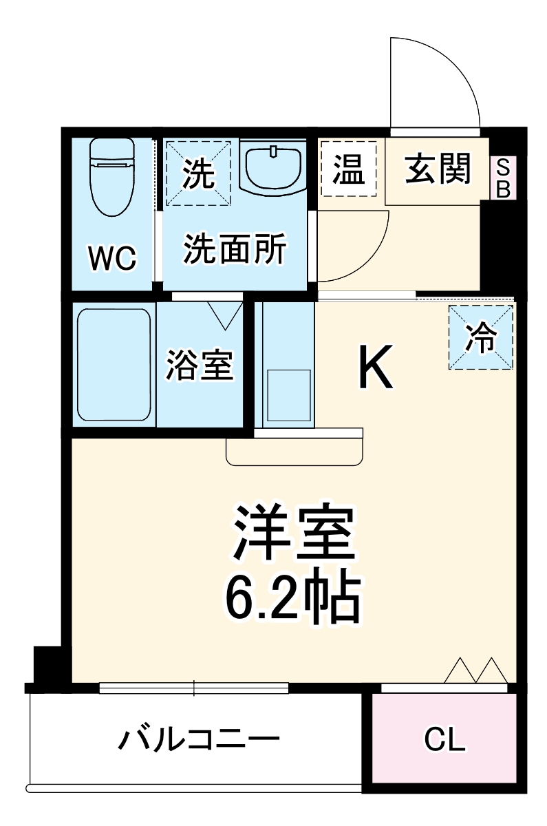 ネクスタージュ新松戸の間取り