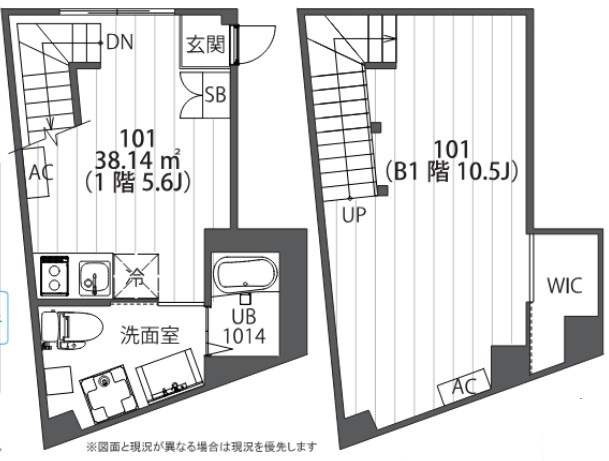 パークサイド戸越公園の間取り