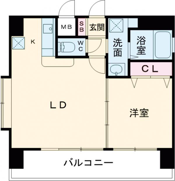 ネストピア県庁前の間取り