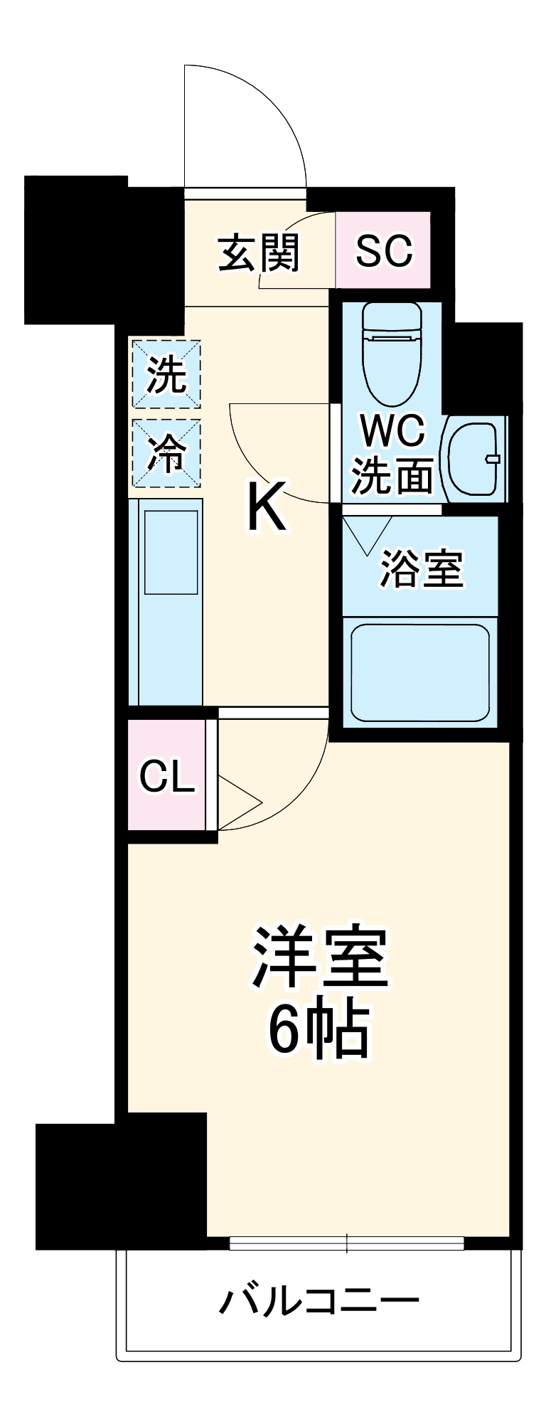メイクスデザイン川崎Ⅱの間取り