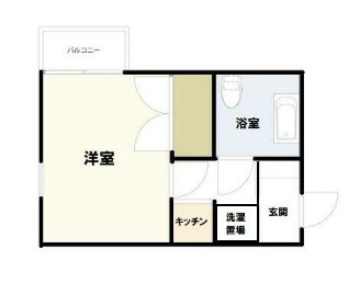 インベストメント富士見の間取り