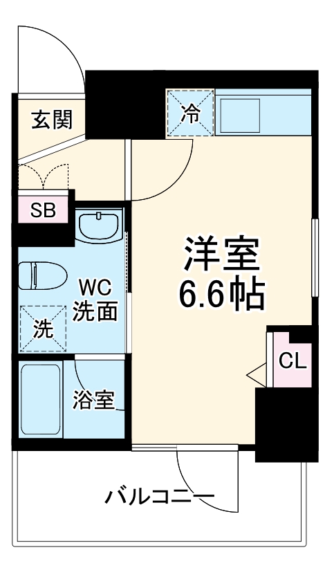 アゼスト横濱吉野町の間取り