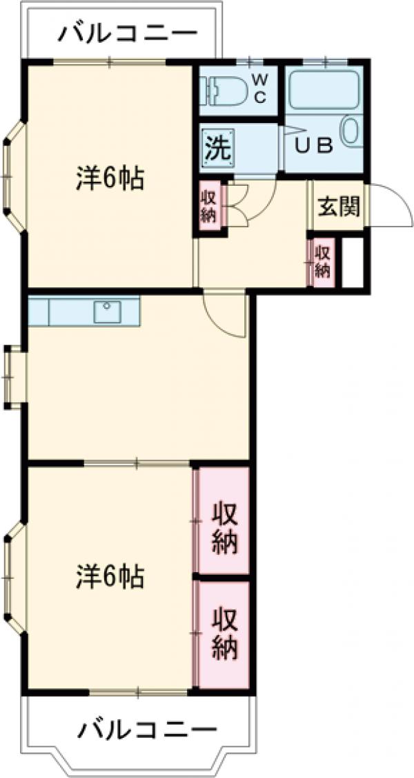 中澤マンションの間取り