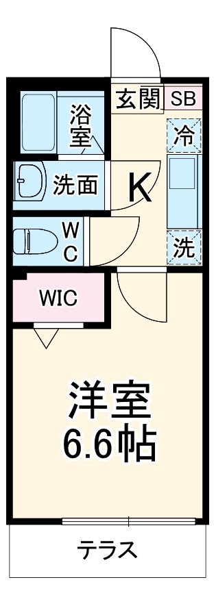 クレストパレス八柱の間取り