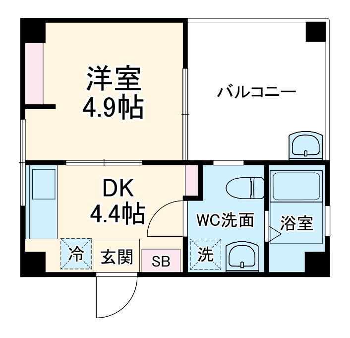 鈴木ビルの間取り