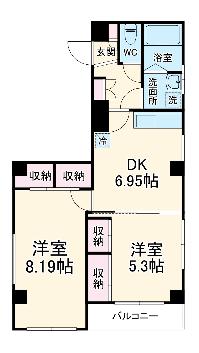 鈴木ビルの間取り