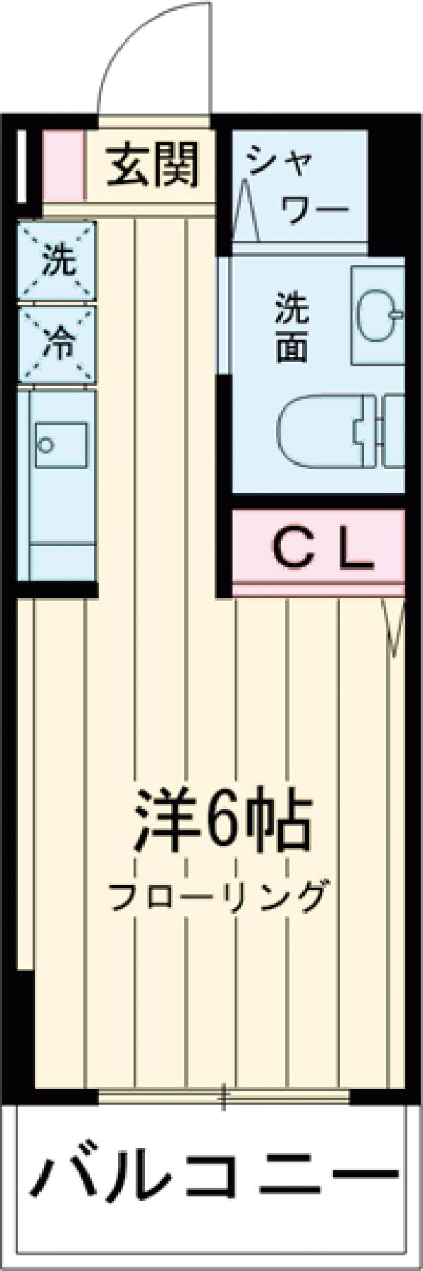 フラットKの間取り