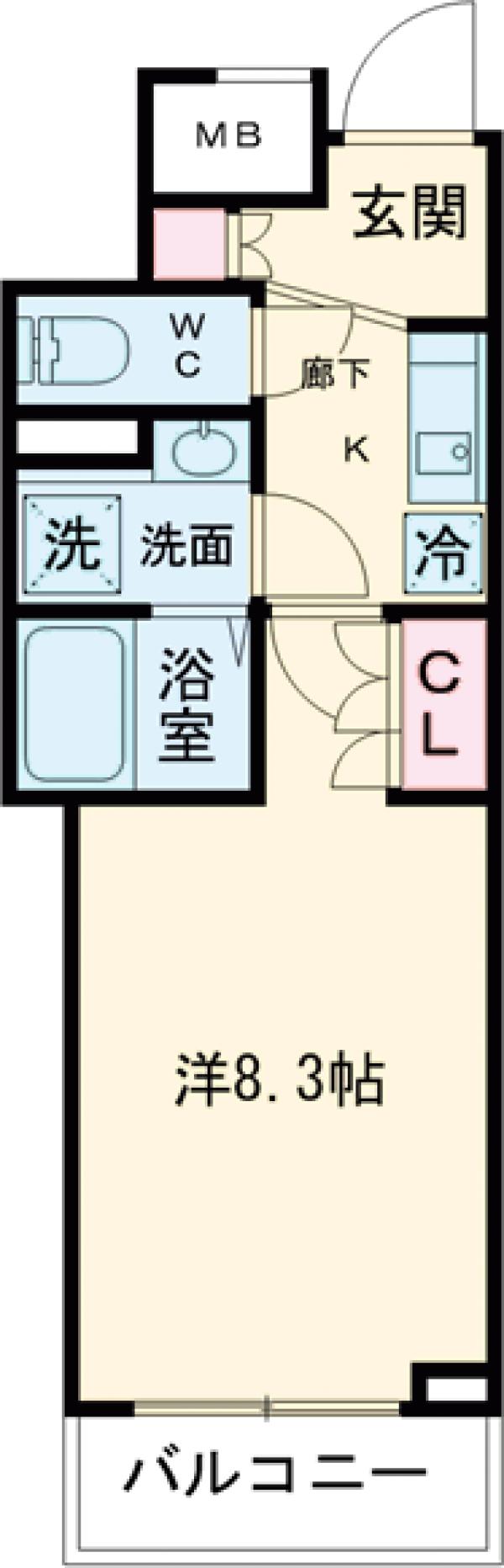 セジョリ新宿西落合の間取り