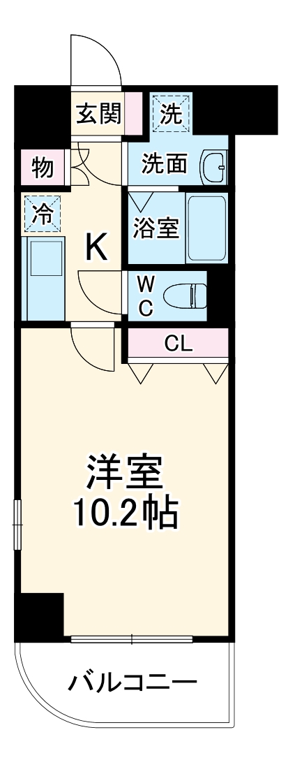 クレール矢沢の間取り
