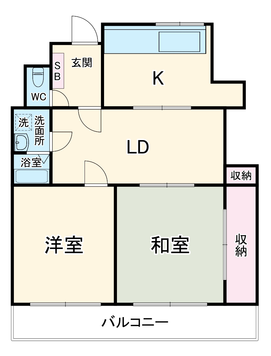 栄マンションの間取り