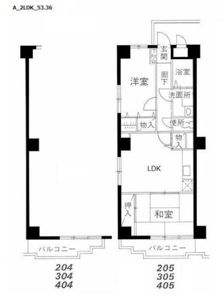 MAISON DE 山田の間取り
