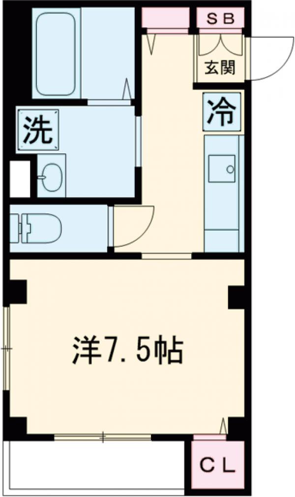 ビューノ亀有の間取り