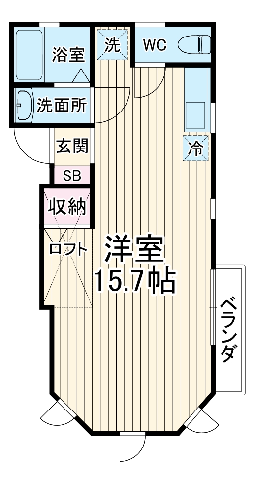シャテロの間取り
